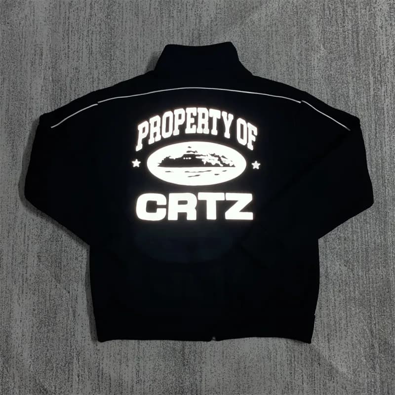Corteiz Track Jacket Property of CRTZ Reflective