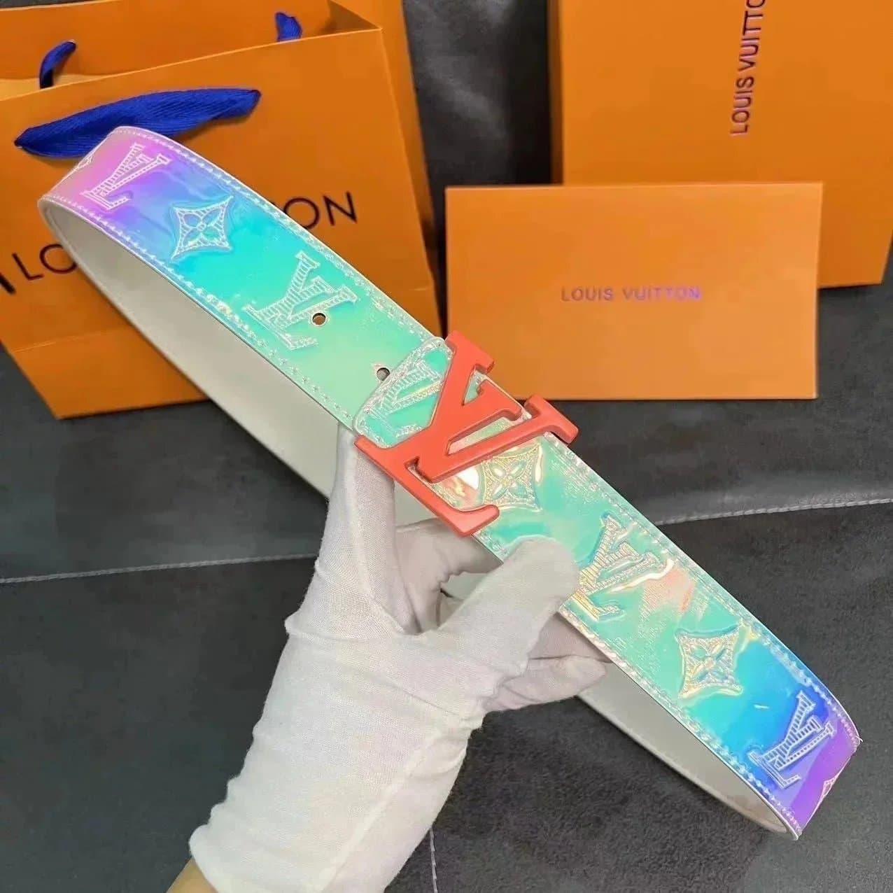 Louis Vuitton LV Belt Monogram Eclipse — 34