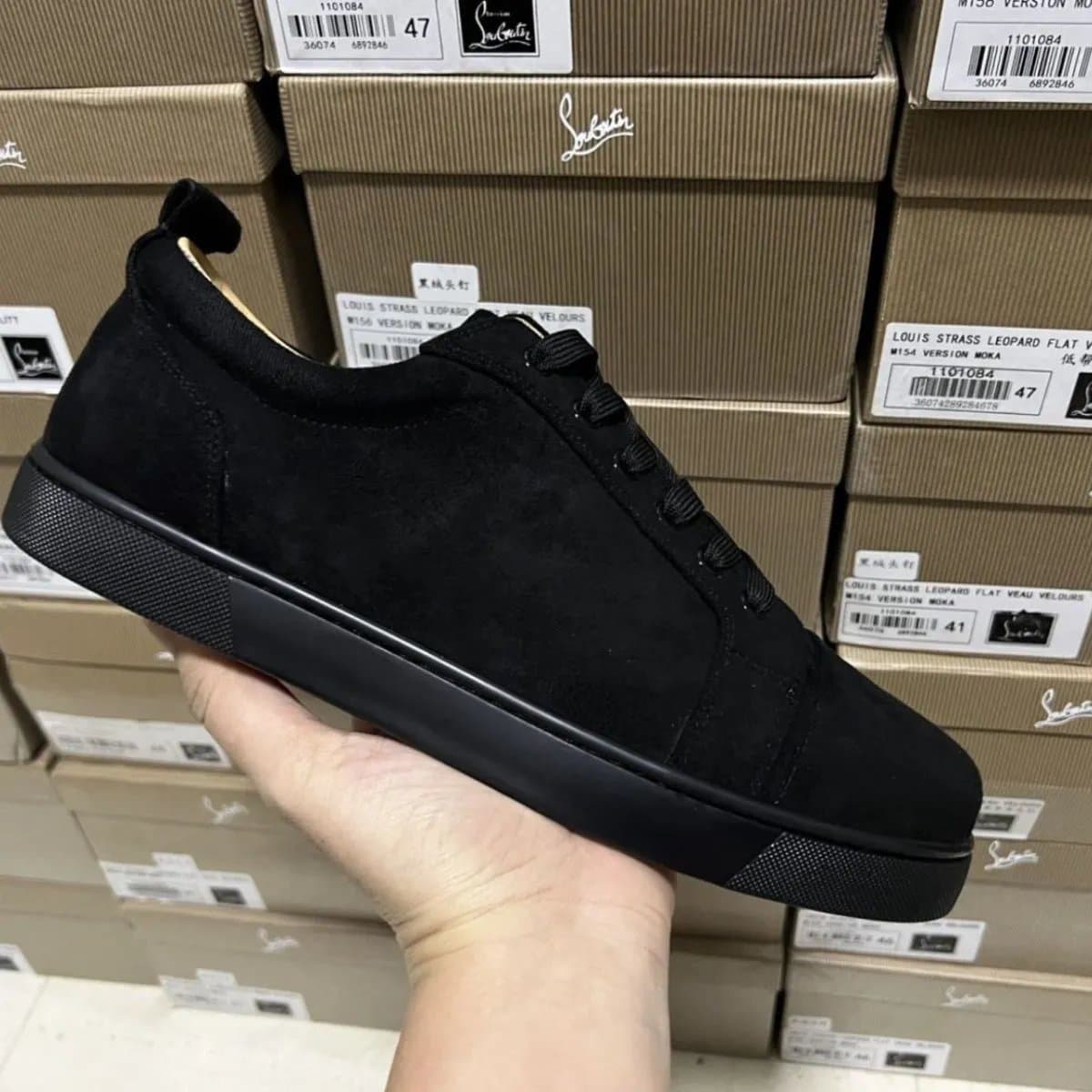 Christian Louboutin Louis Flat All Black — AS02