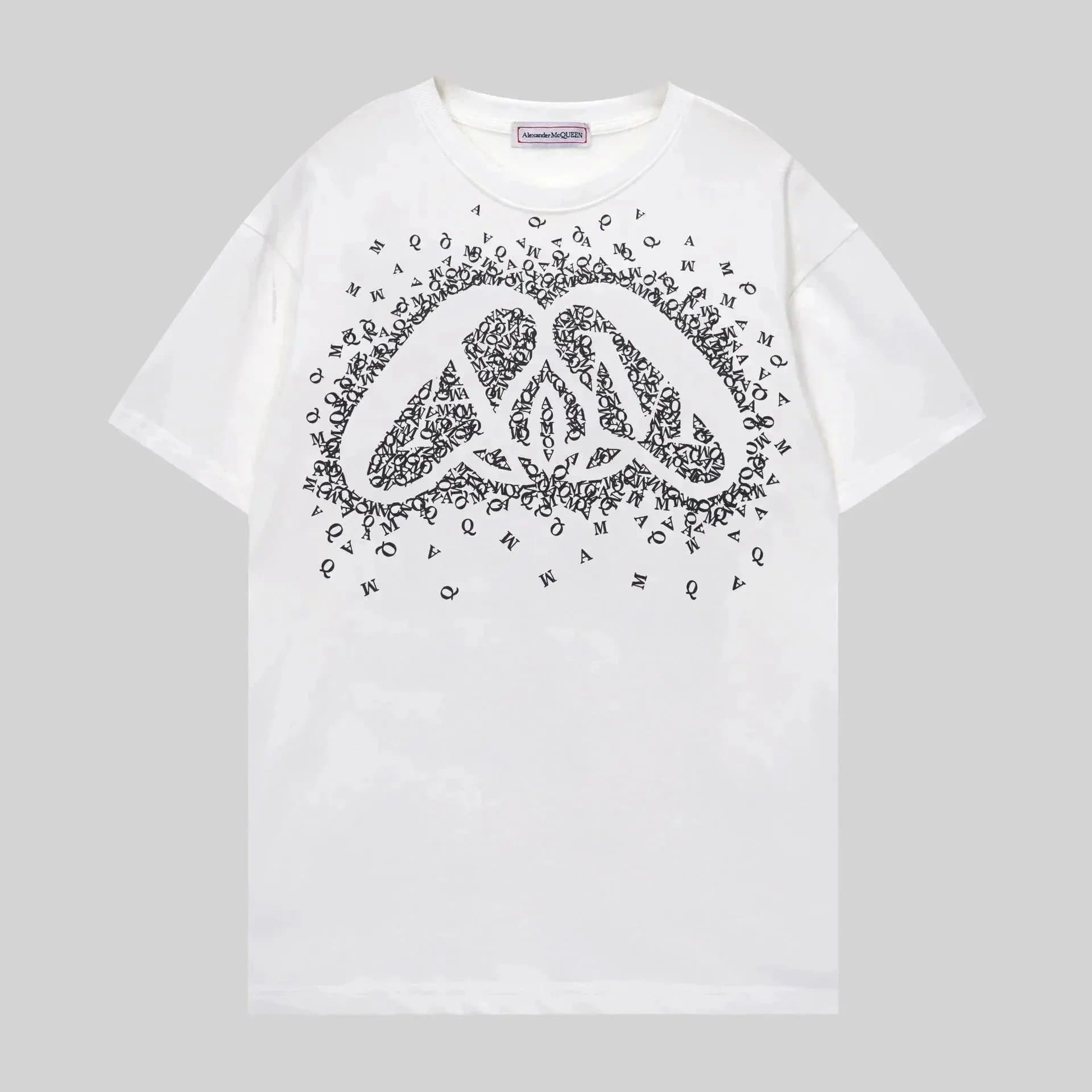 Alexander McQueen Skull Graphic Tee Arch Logo — G1103白