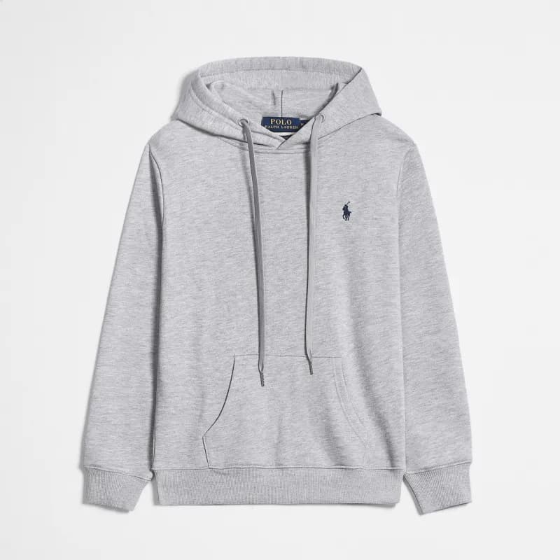 Polo Ralph Lauren Full-Zip Hoodie Classic Fit — Pullover gray green label