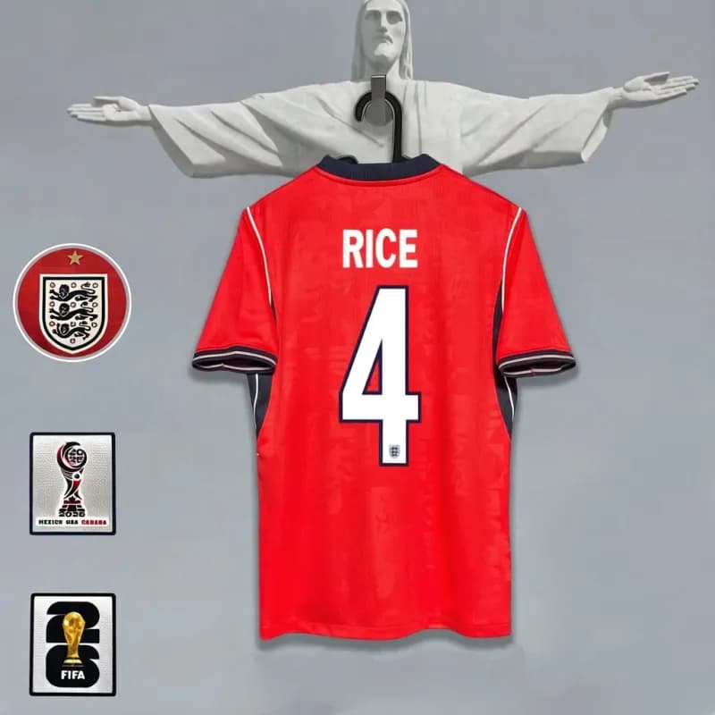 England Home Jersey Rice #4
