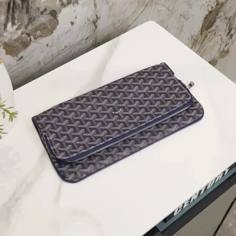 Goyard Saint Louis Clutch Goyardine Canvas