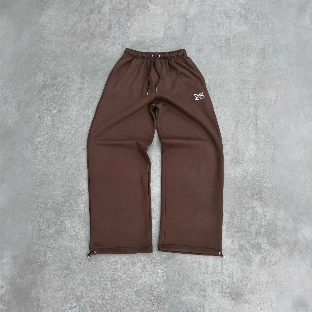 Fear of God Essentials Track Pants Embroidered Logo — 棕色裤子