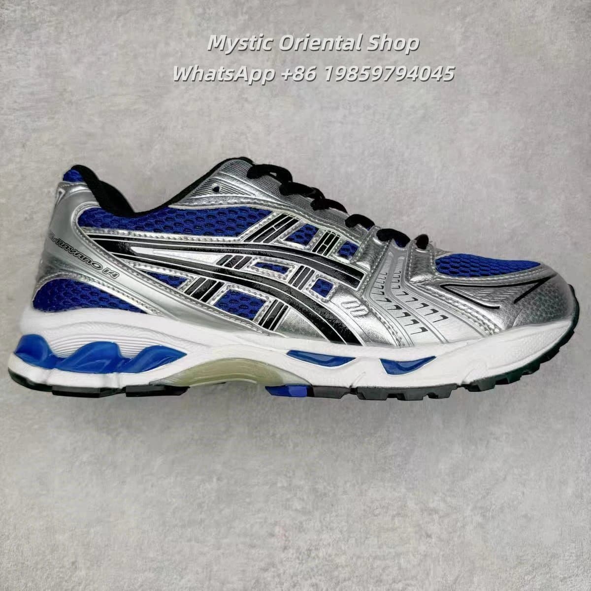 Asics Gel-Kayano 14 Silver Blue Black