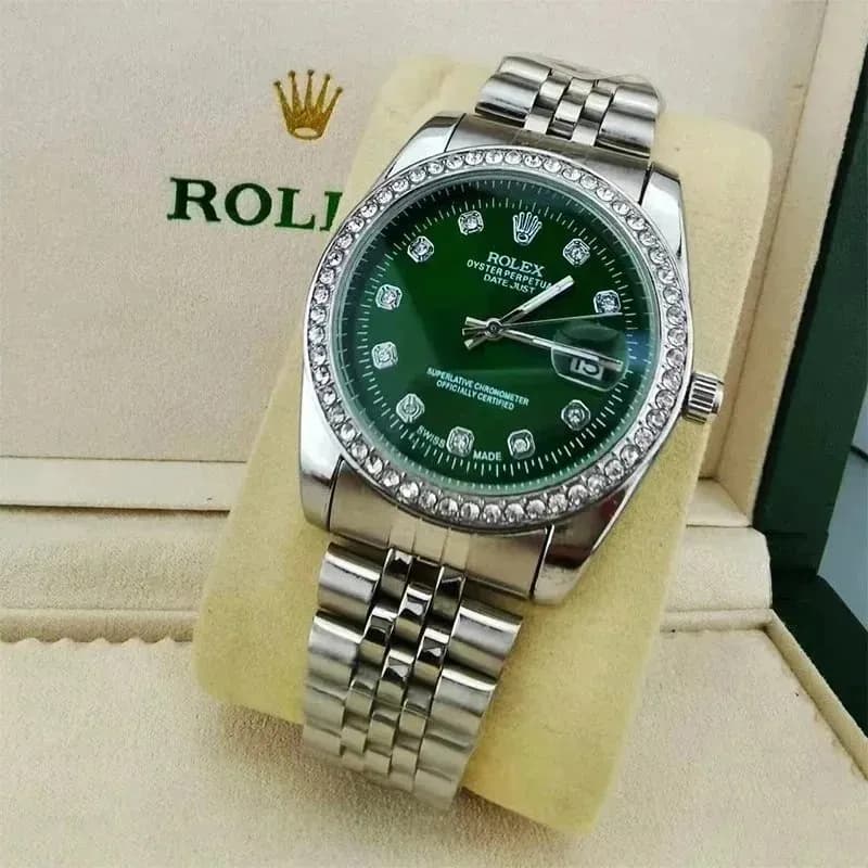 Rolex Oyster Perpetual Datejust Diamond Bezel & Hour Markers