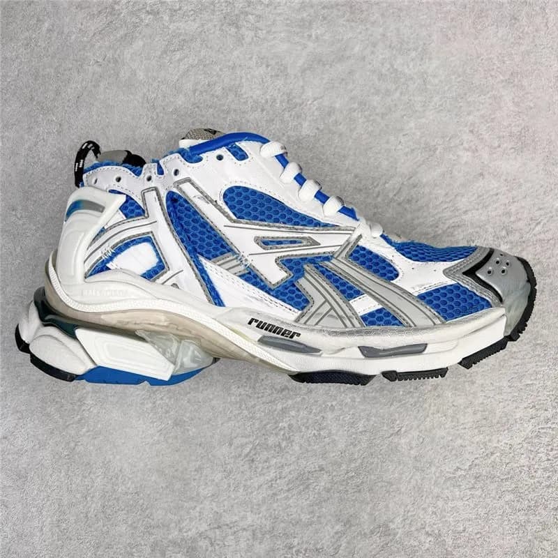 Balenciaga Triple S Triple White — 白蓝