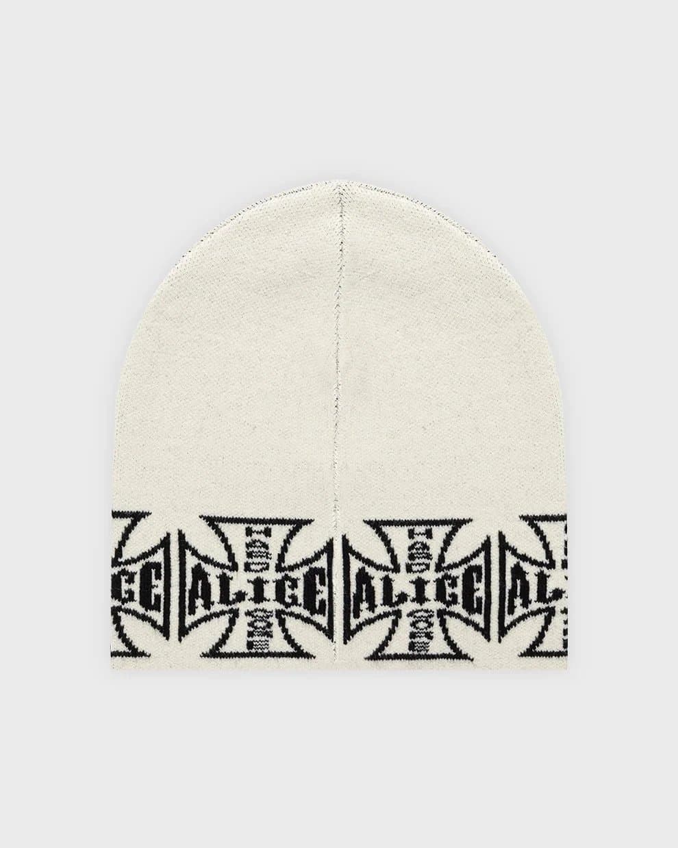 Billionaire Boys Club Beanie Cross Logo — 均码 · 乳白色