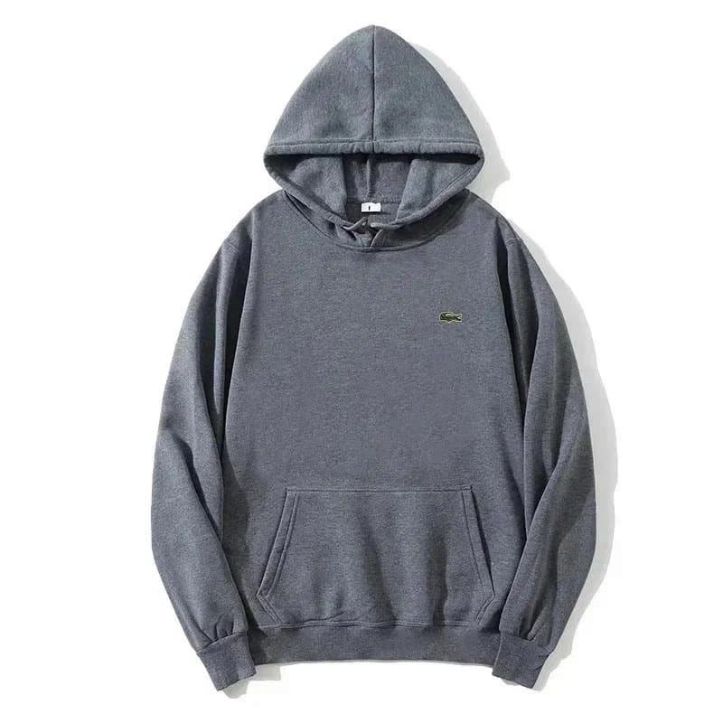 Lacoste Hooded Sweatshirt Solid Color — 10