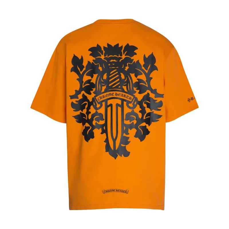 Chrome Hearts Graphic Tee Baroque Sword Print