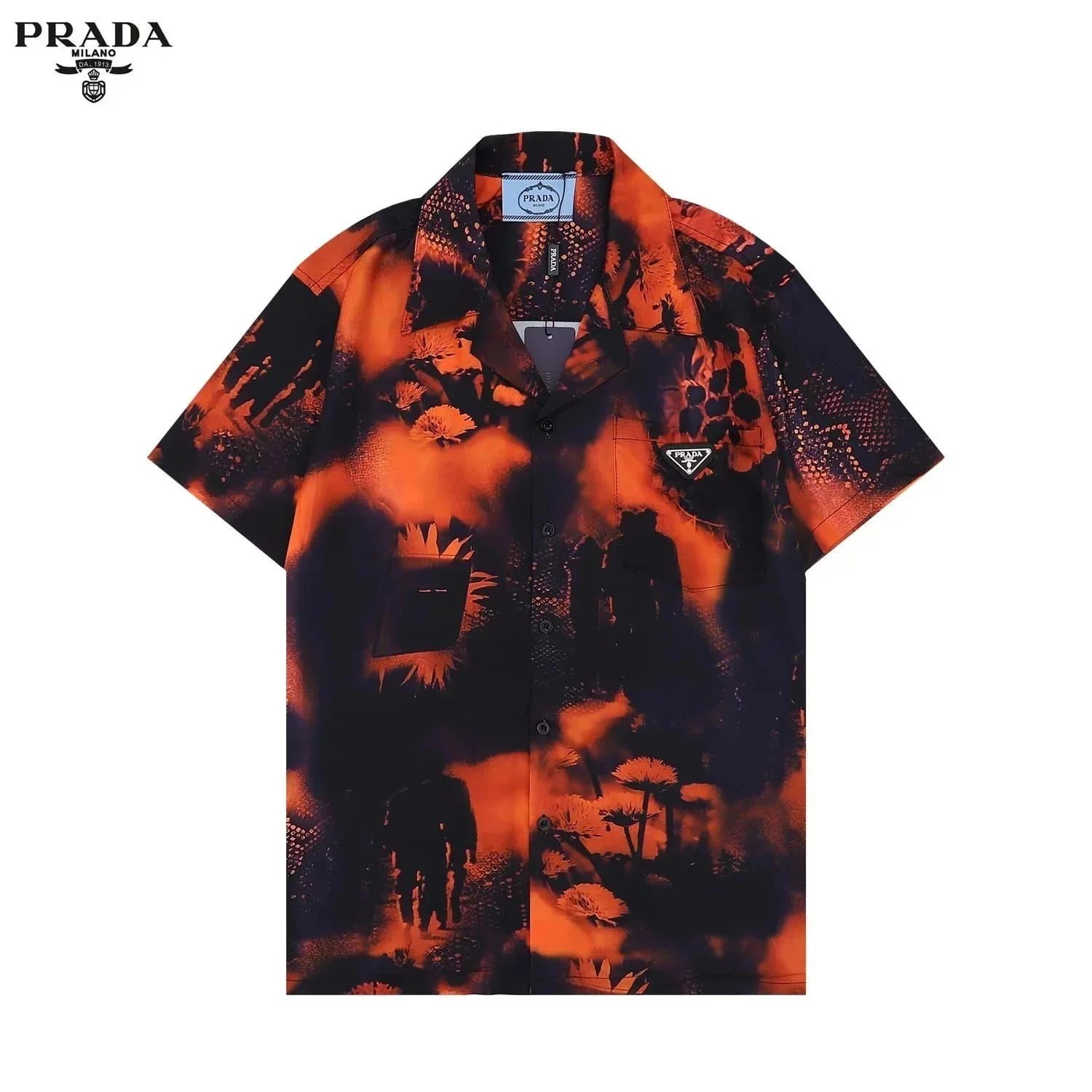 Prada Polo Shirt Leopard Print — 010204013