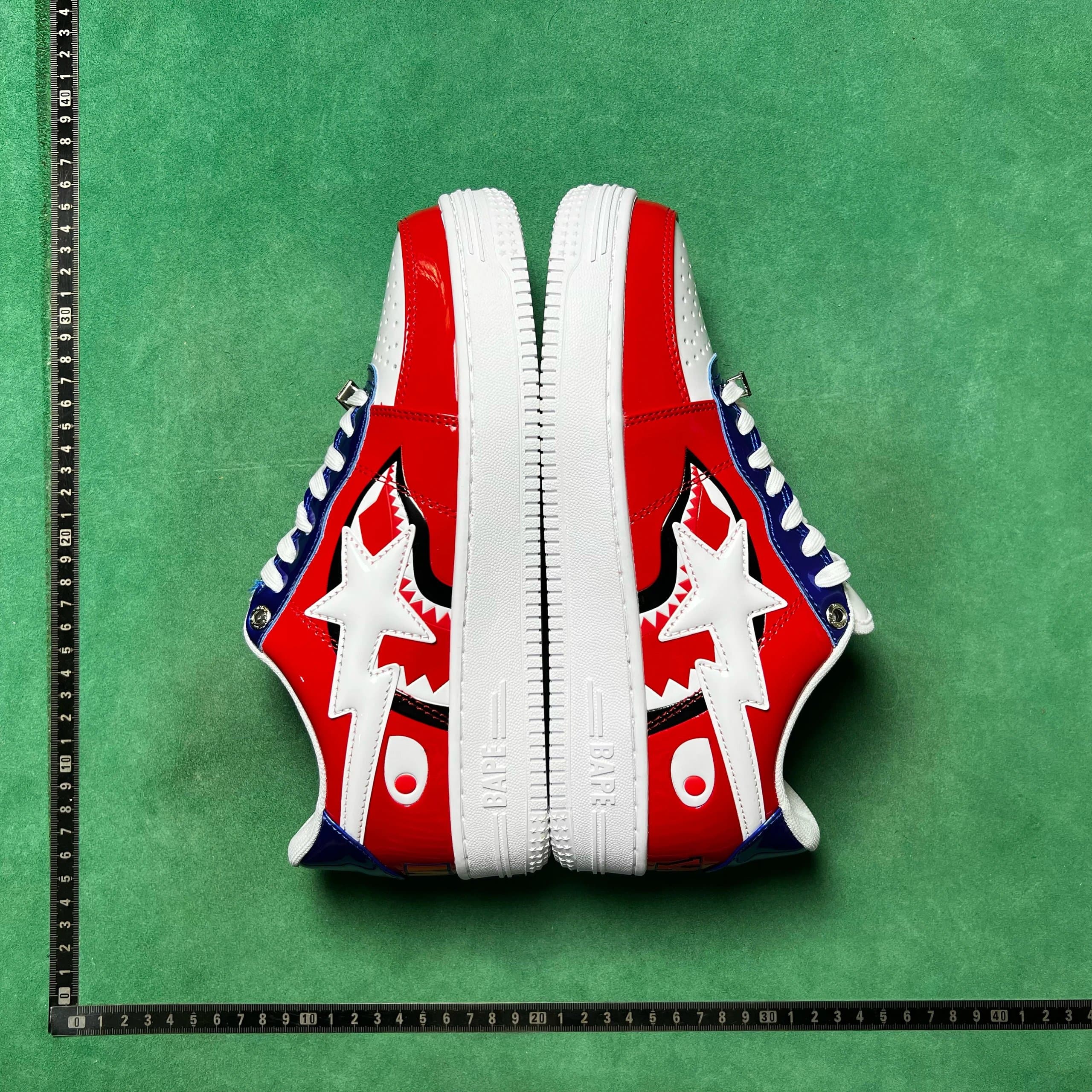 BAPE STA Low Glossy Star — 4号红色1G30-191