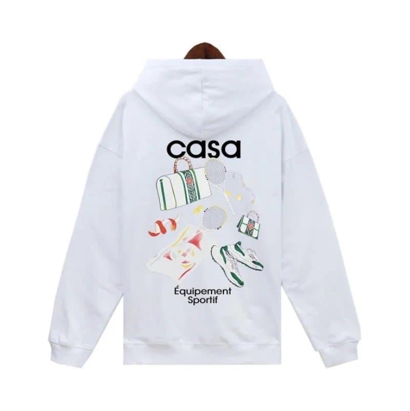 Casablanca Casa Blanca Sweatshirt Blue Gradient Logo — A37