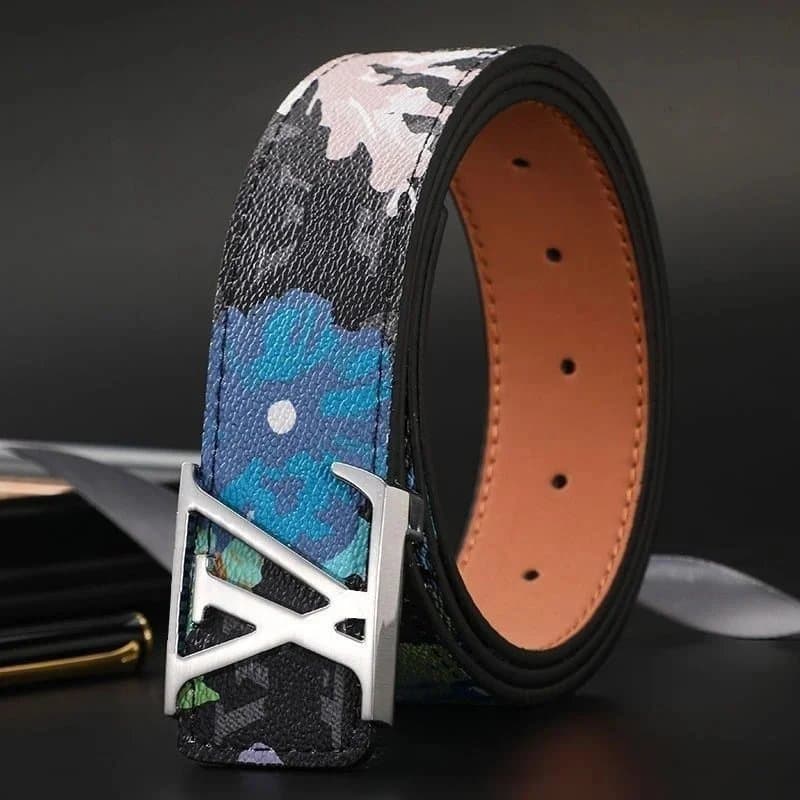 Louis Vuitton LV Belt Floral Monogram Print