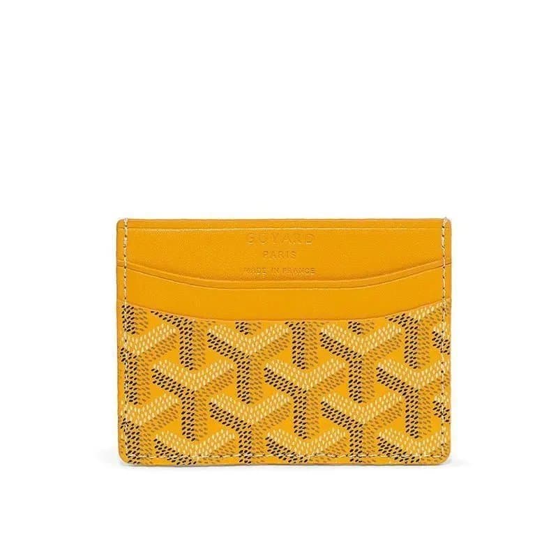 Goyard Card Holder Goyardine Canvas
