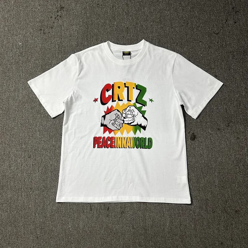 Graphic Tee Corteiz Script Logo — Style 75