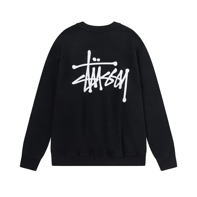 Stüssy Hooded Sweatshirt Tie-Dye — 610 black