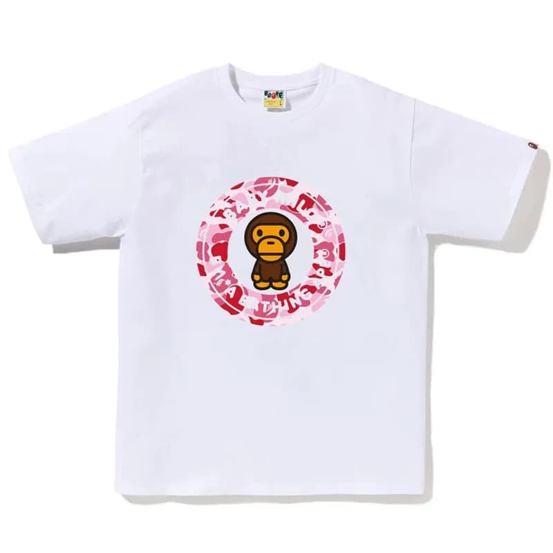 BAPE T-Shirt Ape Head Circle Print