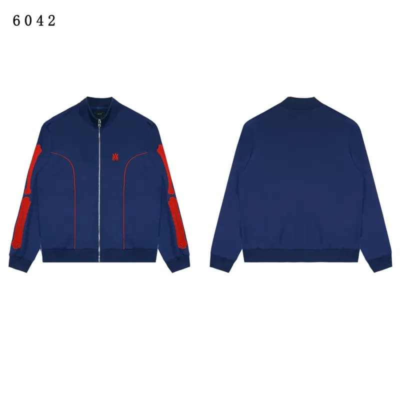 Amiri Track Jacket Bone Print — 6042宝蓝