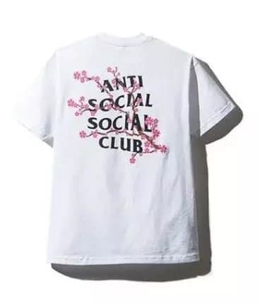 Anti Social Social Club Graphic Tee KAWS x ASSC Bear — 白色梅花