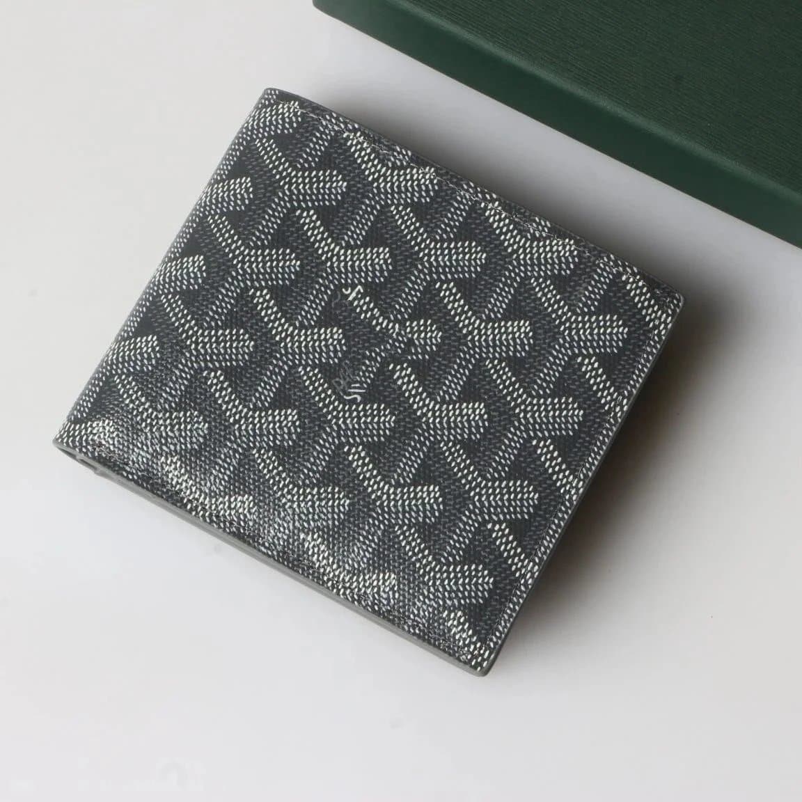 Goyard Key Pouch Chevron Canvas — 21