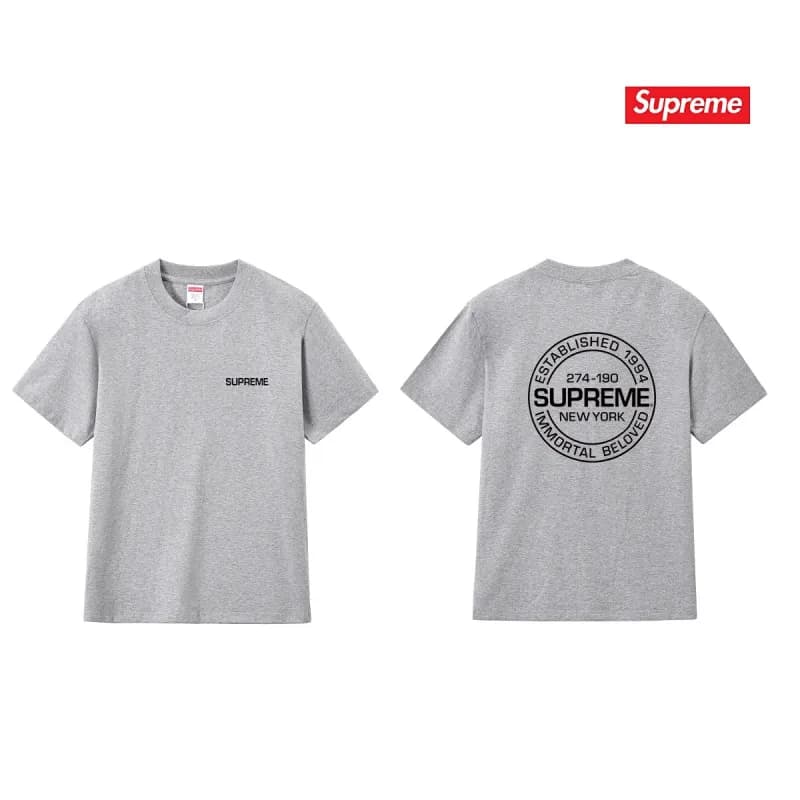 Supreme T-Shirt Graffiti Logo — S313灰色