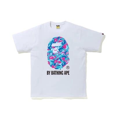 BAPE × New Balance Graphic Tee Ape Head Camo — 5051白色