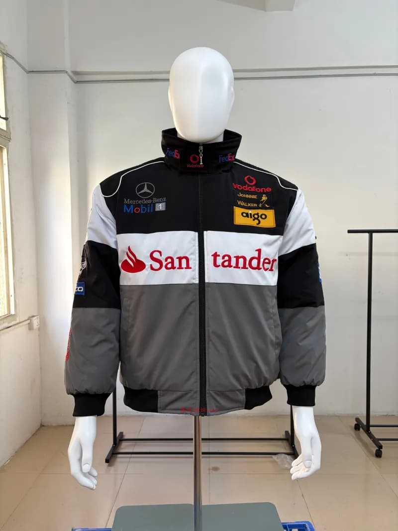 Racing Team Jacket Sponsor Patch Panel