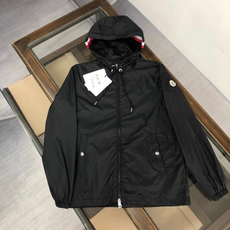 Moncler Hooded Windbreaker Classic Logo