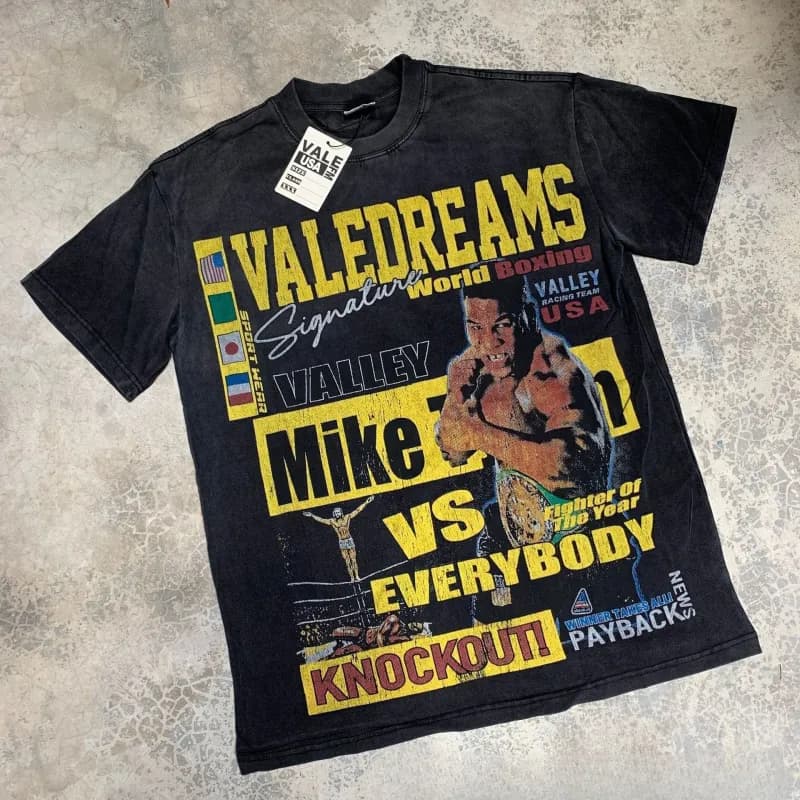 Vale Forever Vale Dreams Sports Tee Motorcycle Graphic — 505
