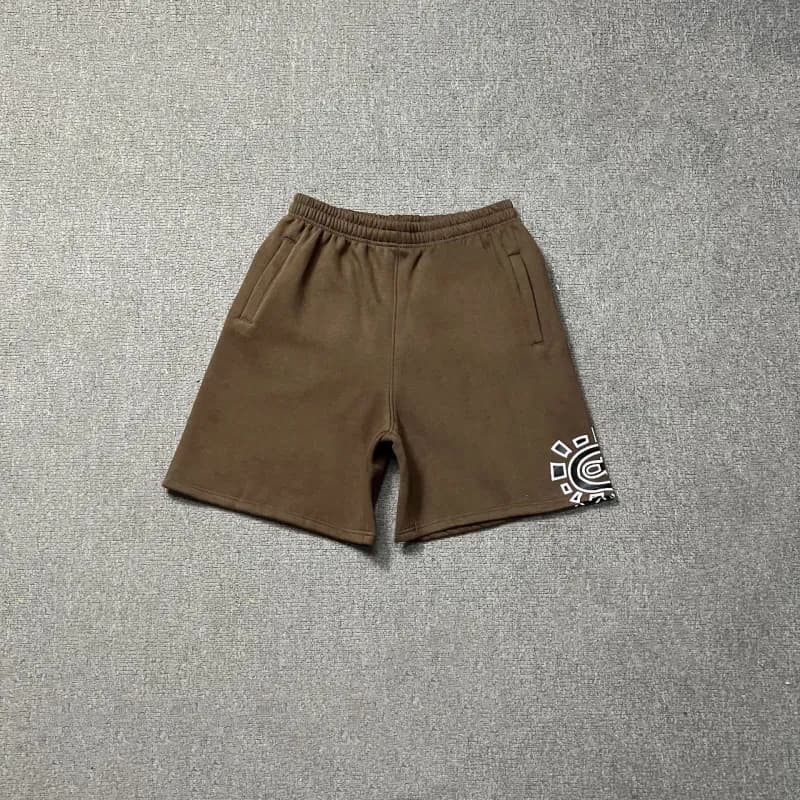 Corteiz Straight Fit Jeans Green Logo Patch — AD209棕色