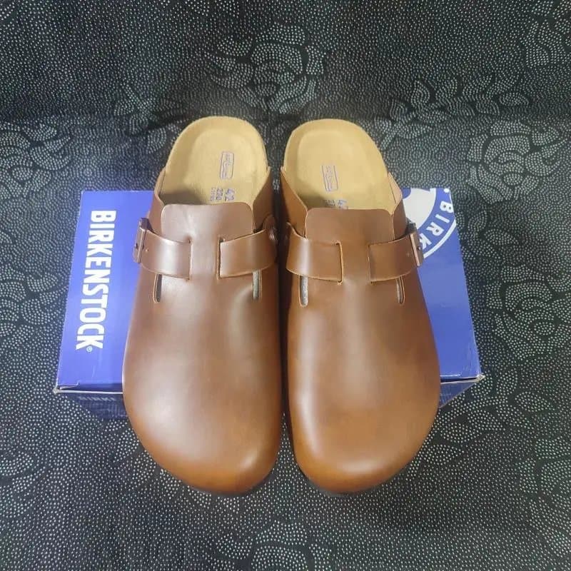 Birkenstock Boston Clog Soft Footbed — 疯马棕 Brown