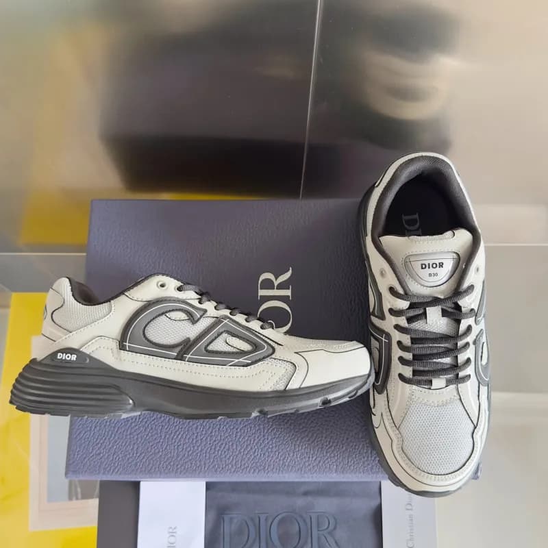 Dior B22 Sneaker Beige Grey — B30 54