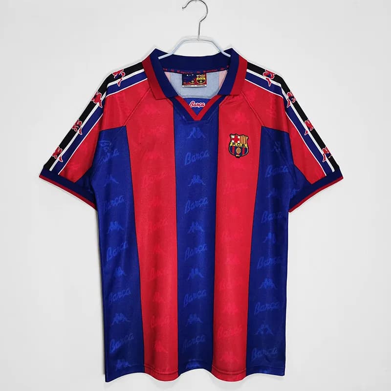 Adidas Barcelona Home Shirt 1996-97 Kappa Edition