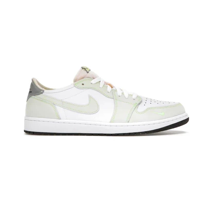 Nike Dunk Low White Grey — White Ghost Green Black DM7837-103