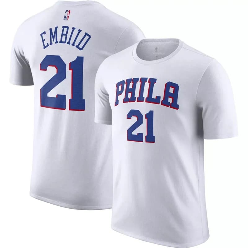 NBA Embiid Jersey Tee Philadelphia 76ers