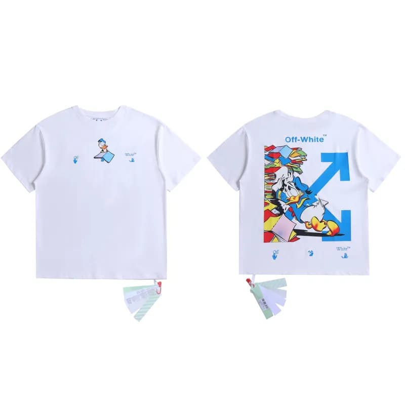 Off-White Graphic T-Shirt Donald Duck Print
