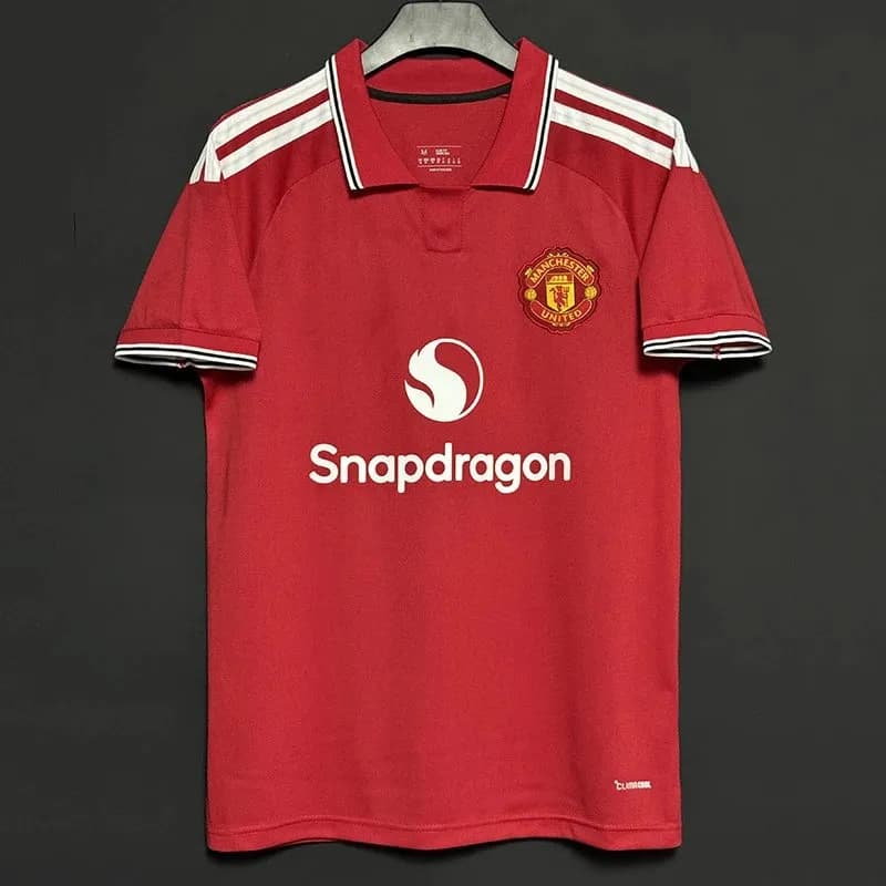 Adidas Manchester United Home Shirt Snapdragon Sponsor