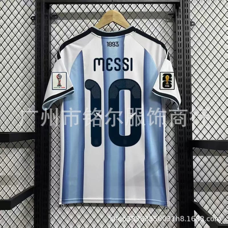 MLB Memphis #10 Jersey FIFA World Cup Patch — 阿根廷主10