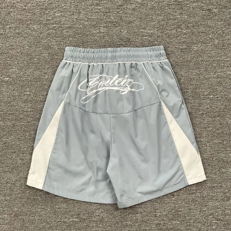 Converse Basketball Shorts Star Logo Panel — 3246 gray blue