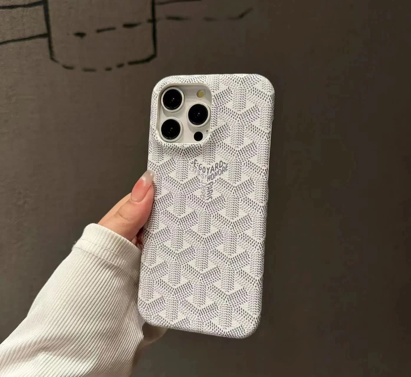Goyard Phone Case Chevron Canvas — 2