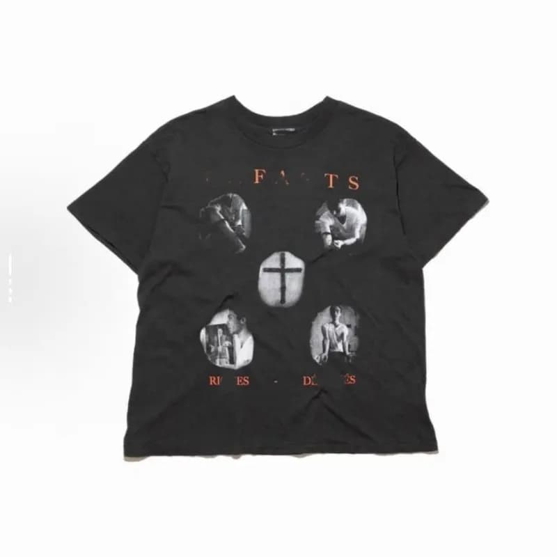 Supreme Graphic T-Shirt Split Book Print — 636