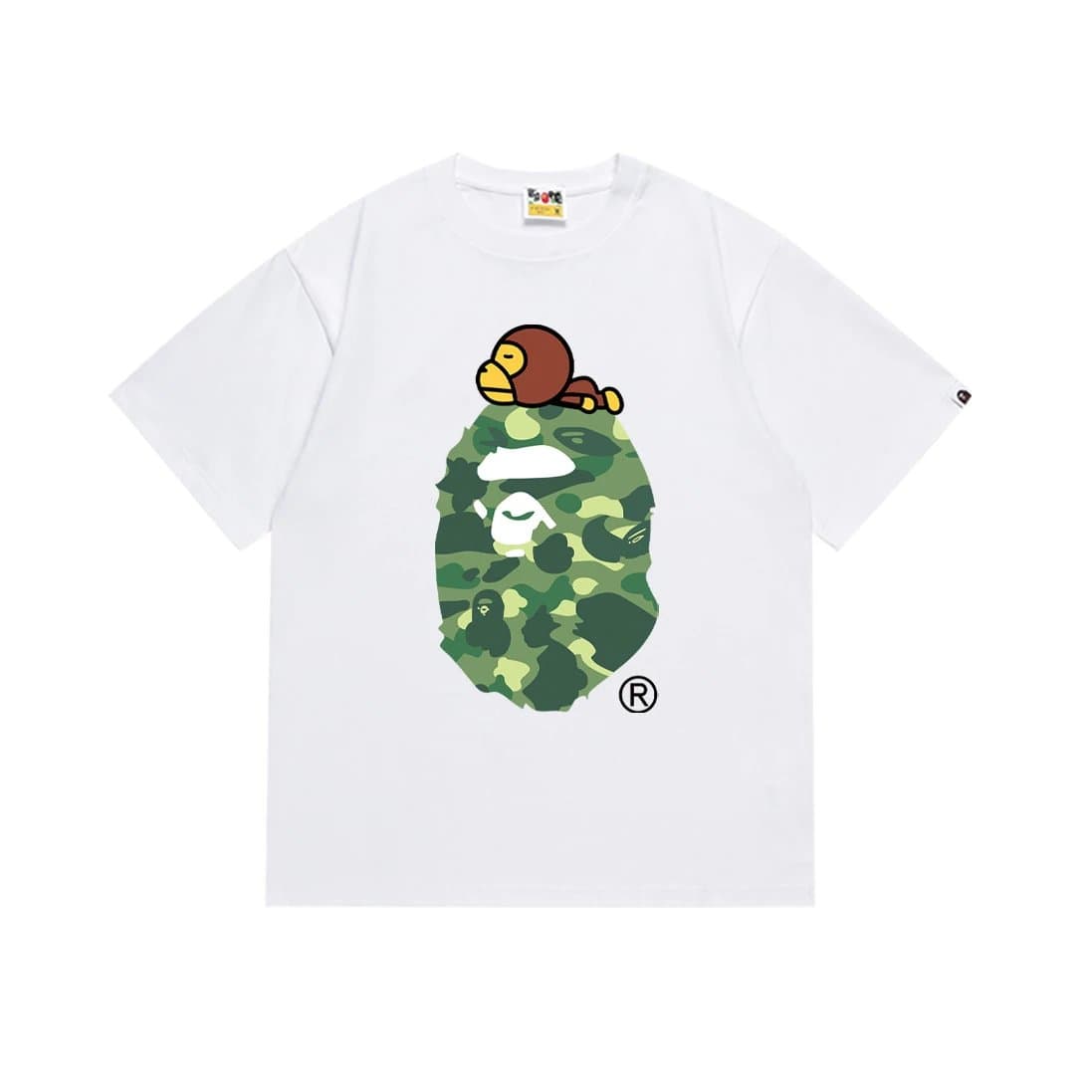 BAPE A Bathing Ape T-Shirt Multiple Colorways & Graphics — 163白绿