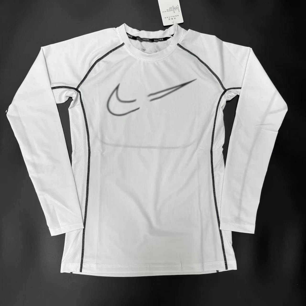 Nike Pro Compression Long Sleeve Swoosh Logo