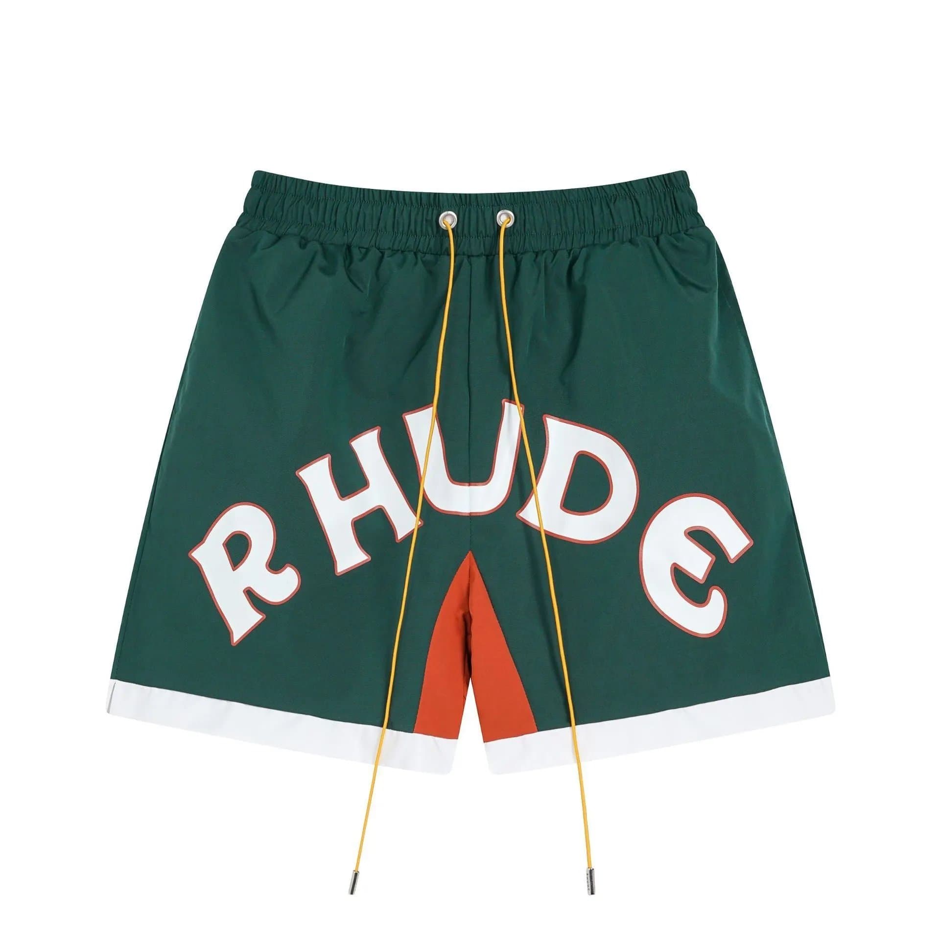 Rhude Knit Shorts Script Logo — 19
