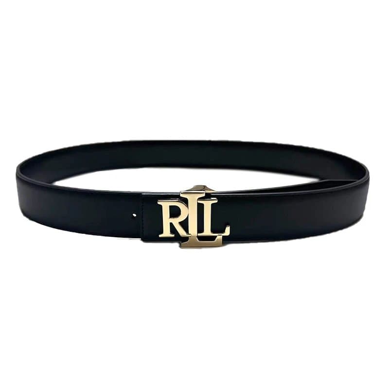 Polo Ralph Lauren RL Logo Belt Gold Buckle