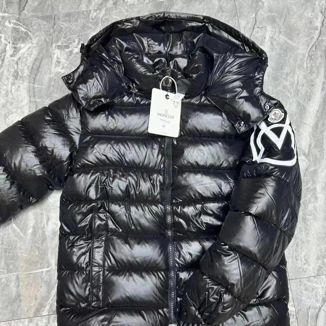 Moncler Down Jacket Logo Sleeve