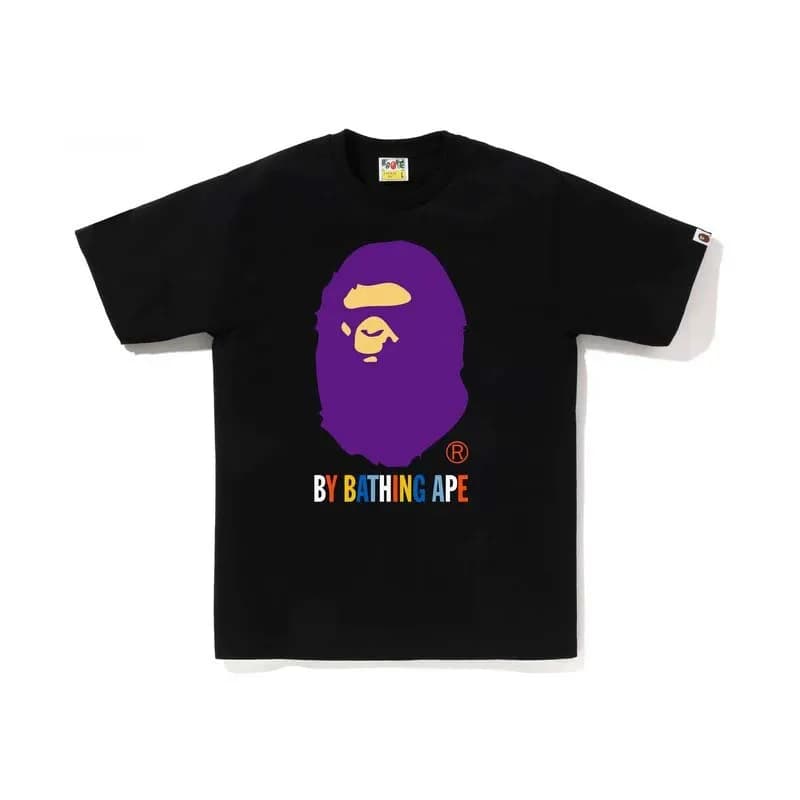 BAPE Ape Head Tee Purple Ape Logo