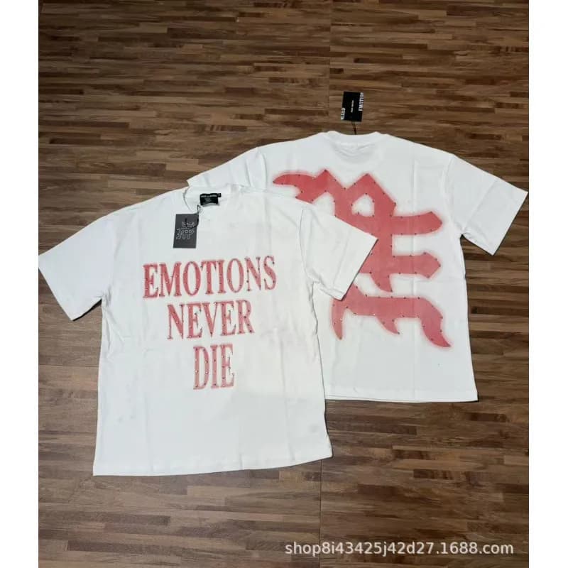 Anti Social Social Club Emotions Never Die Tee Studded Graphic