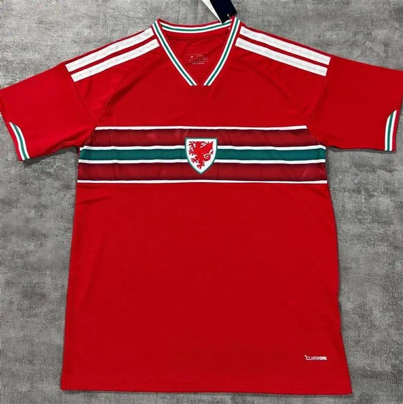 Adidas Belgium National Team Home Jersey Flame Pattern — 26-27威尔士主场